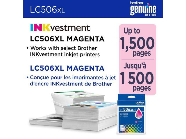 Brother Genuine LC506XLM High Yield Magenta Ink Cartridge