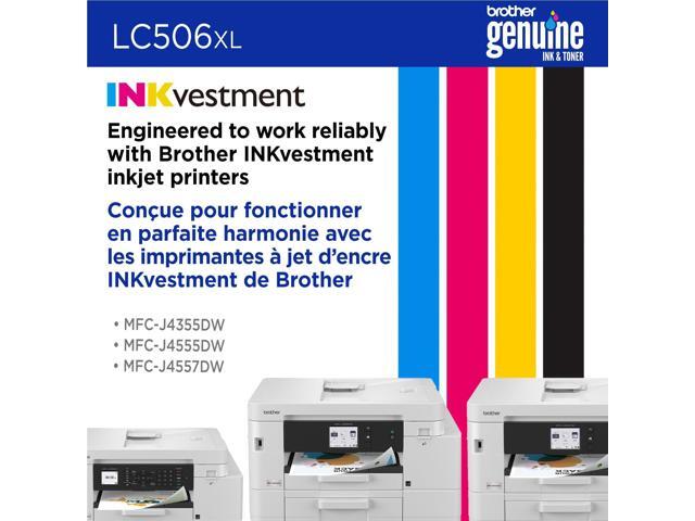 Brother LC506XLY High Yield Yellow Ink Cartridge for 4355, 4555, 4557 Printers