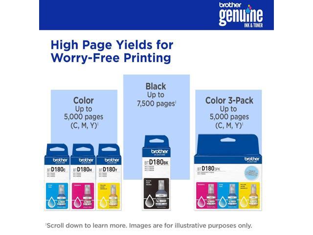 Brother - Genuine BTD180C High-Yield Cyan Ink Bottle - image 5