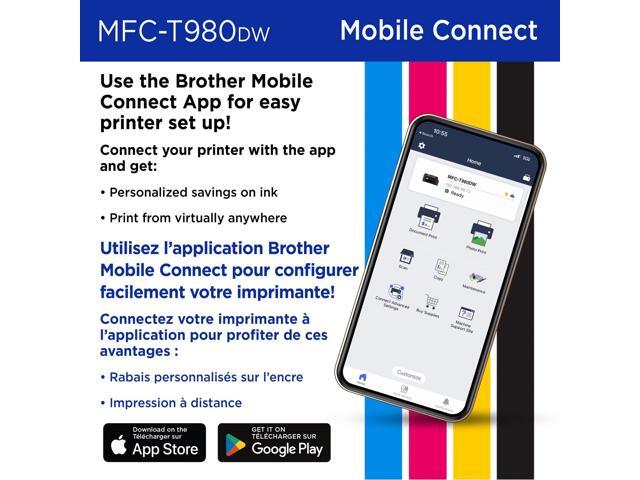 Brother MFC-T980DW INKvestment Tank Wireless Color Inkjet All-in-One Printer with up to 3-Years of Ink - image 5