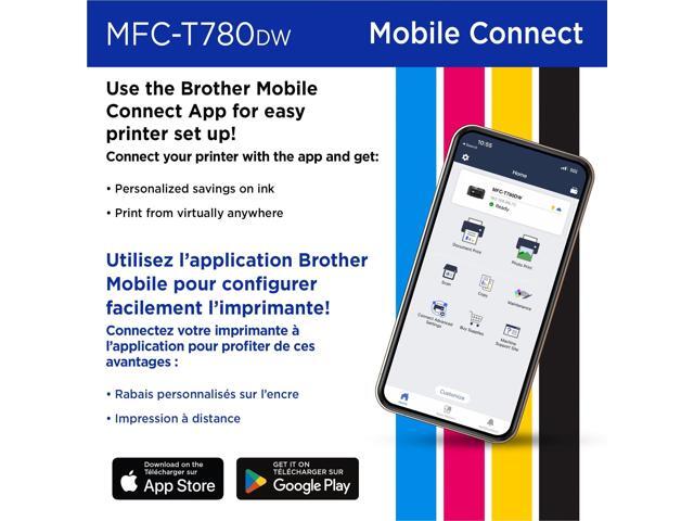 Brother - INKvestment Tank 780 Wireless All-in-One SuperTank Inkjet Printer, up to 3 Years of Ink + 3 Year Warranty (MFCT780DW) - Black - image 3