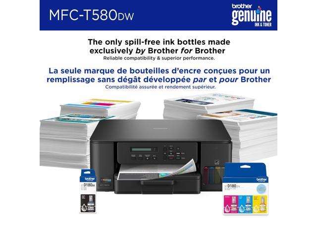 Brother MFC-T580DW INKvestment Tank Wireless All-in-One Color Inkjet Printer - image 4