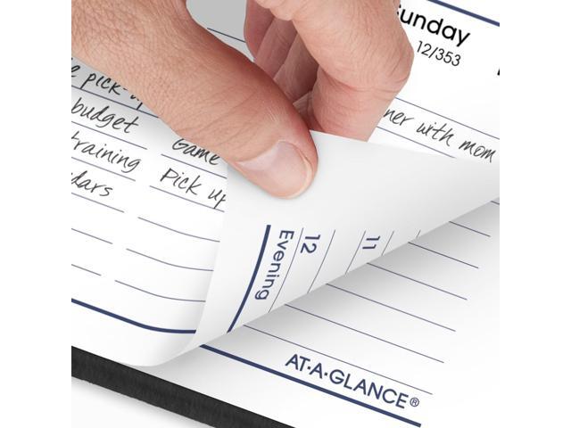 AT-A-GLANCE DayMinder 2026 Weekly Appointment Book Planner, Black, Small, 5' x 8'