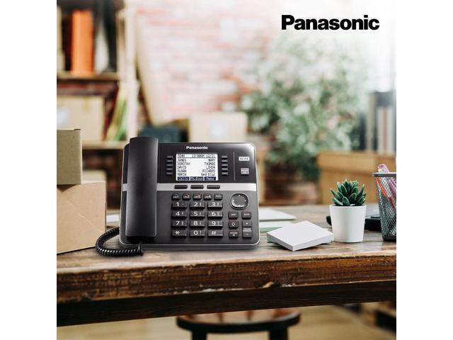 Panasonic Office Phone, Corded Base Station 4-Lines Expandable with Up to 10