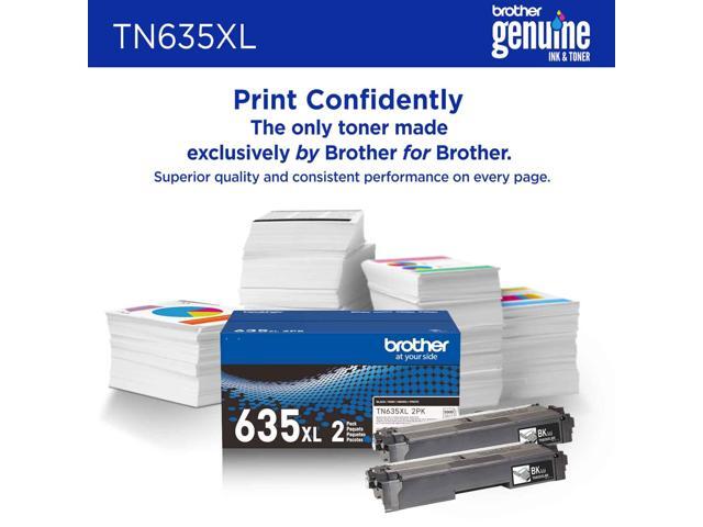 Brother TN635XL2PK Original High Yield Laser Toner Cartridge Twin-pack Black 2 Pack
