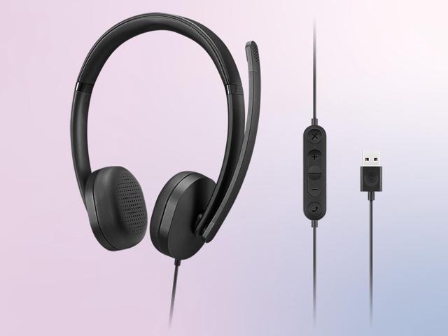 Lenovo 4XD1P83425 Gen 2 USB-A Wired Stereo On-Ear Headset