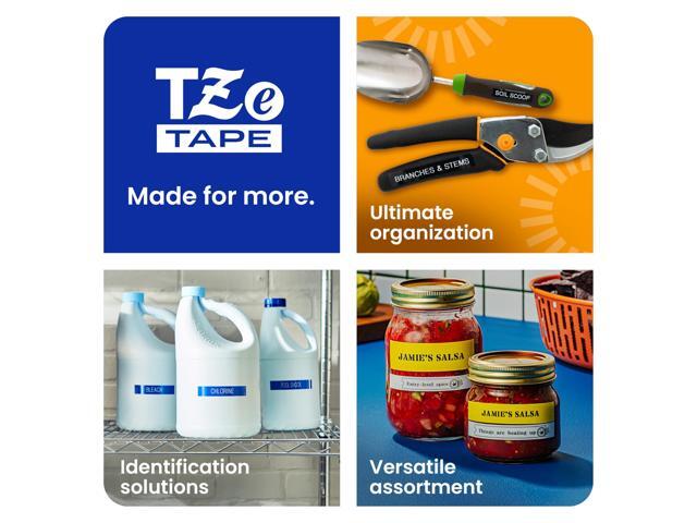 Brother - P-touch TZe-231 2-Pack, Black Print on White Laminated Label Tape, ~1/2in x 26.2ft (12mm x 8m) each - Black on White - image 3