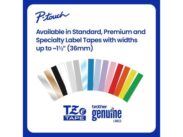Brother - P-touch TZe-231 2-Pack, Black Print on White Laminated Label Tape, ~1/2in x 26.2ft (12mm x 8m) each - Black on White - image 5