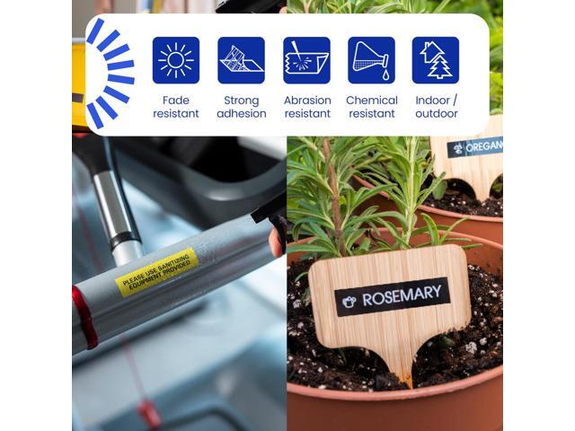 Brother - P-touch TZe-231 2-Pack, Black Print on White Laminated Label Tape, ~1/2in x 26.2ft (12mm x 8m) each - Black on White - image 6