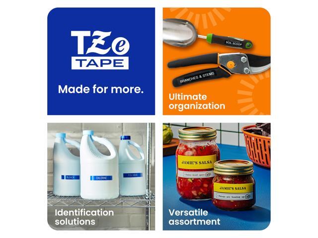 Brother Genuine P-touch TZe344 GLD on BK Label Tape Laminated 18mmX8m