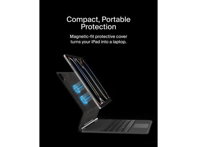Belkin Pro Keyboard Case w/Magnetic Stand for iPad Pro 13 (M4) - Black BBZ003TT-V2