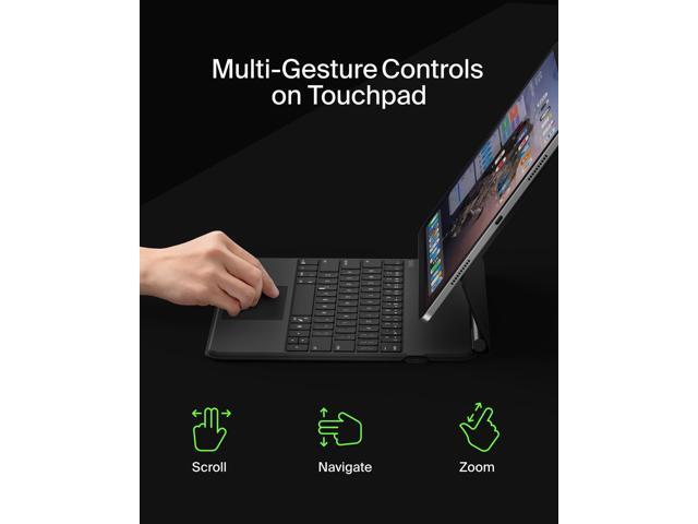 Belkin Pro Keyboard Case w/Magnetic Stand for iPad Pro 13 (M4) - Black BBZ003TT-V2