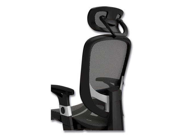 Alera Minerva Ergonomic Mesh Swivel Task Chair - Supports Up to 275lb - 17.24 to 20.98 Seat Height - Gray Seat/Back, Silver Base ALEMV41BME48