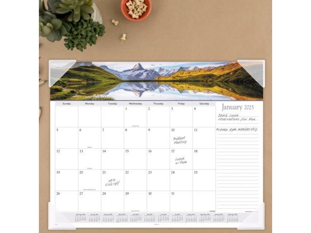 At-A-Glance Landscape Panoramic Desk Pad 22x17 Landscapes 2026 89802