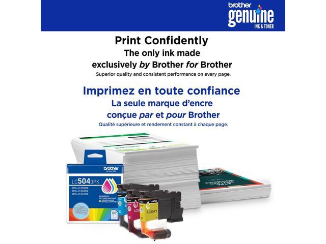 Brother - Genuine LC504XLBK High Yield Ink Cartridge - Black - image 4