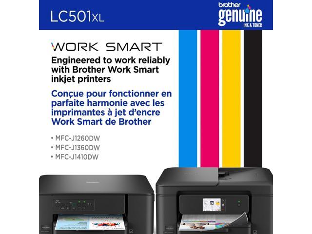 Brother - Genuine LC501XLBK High Yield Ink Cartridge - Black - image 5