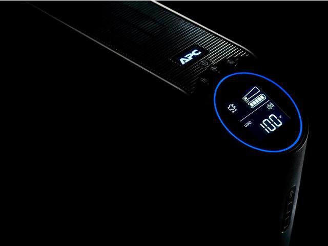 1500VA, 120V APC Back-UPS Pro Gaming with Pure Sinewave, RGB Reactor Circle, 3 USB, 10 outlets (4 surge) - Black - image 4