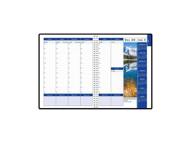 House of Doolittle Earthscapes Weekly/Monthly Planner 11x8.5 Black 2026