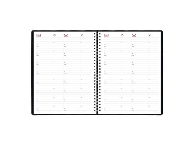 Brownline Essential Weekly Appointment Book 11x8.5 Black 2026 CB950BLK