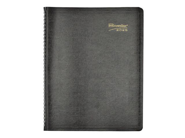 Brownline Essential Weekly Appointment Book 11x8.5 Black 2026 CB950BLK