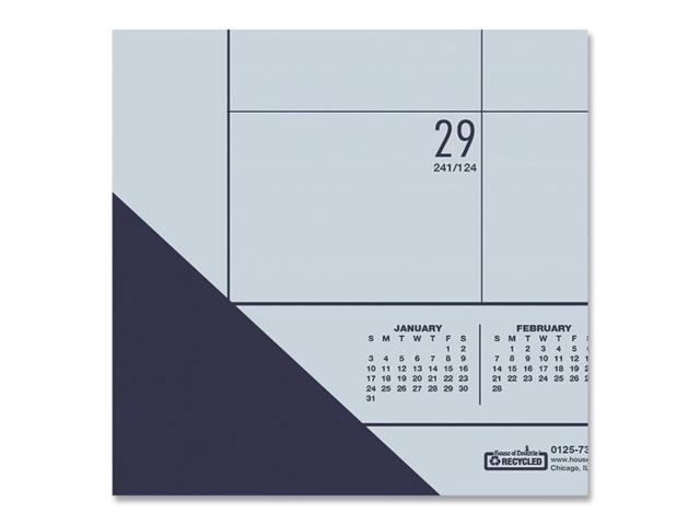 House of Doolittle EcoTones Academic Desk Calendar 18.5x13 Cordovan 2025-2026