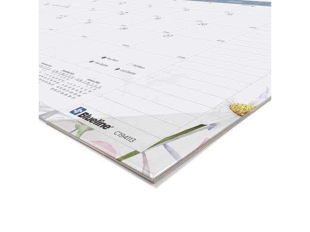2026 Blueline Colorful Monthly Desk Pad Calendar, 22 x 17, Passion, January To December, C194113