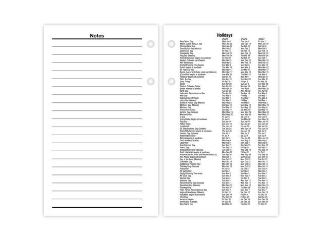 AT-A-GLANCE 2026 Financial Daily Desk Calendar Refill, Standard, 3 1/2' x 6'