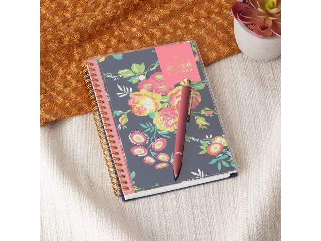 Blue Sky Day Designer Weekly/monthly Planner 8x5 Navy/floral 2026 Bls103620