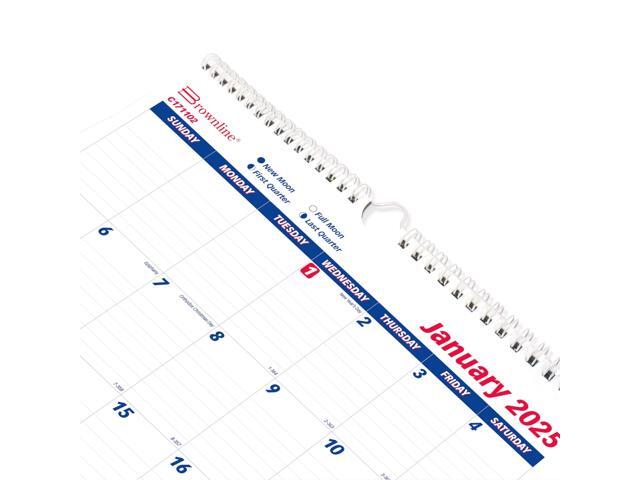 Brownline One Month Per Page Twin Wirebound Wall Calendar 12x17 2026 C171102