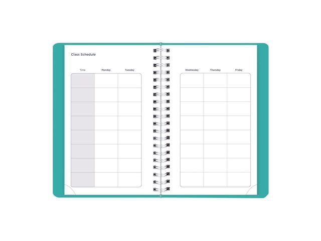 Academic Daily/Monthly Planner 8 x 5 Blue Cover 12-Month Aug to July: 2025 to 2026 CA201F02