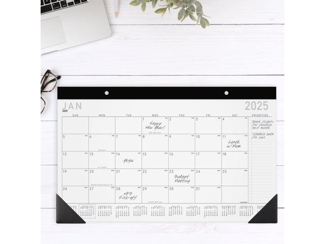 AT-A-GLANCE Contemporary 2026 Monthly Desk Pad Calendar, Compact, 18' x 11'