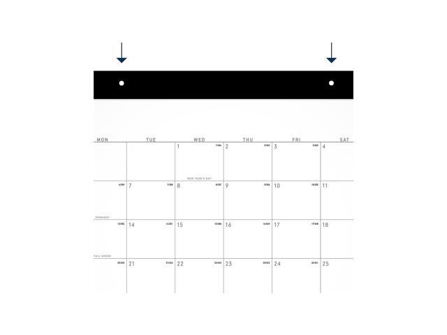 At-A-Glance Contemporary Monthly Desk Pad 21.75x17 2026 SK24X00