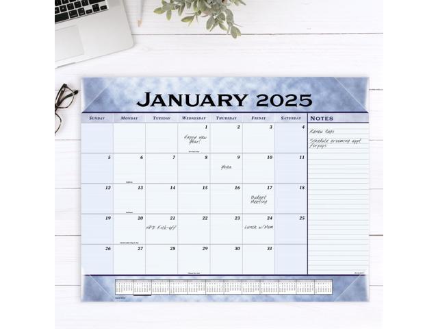 At-A-Glance Slate Blue Desk Pad 22x17 Slate Blue 2026 89701