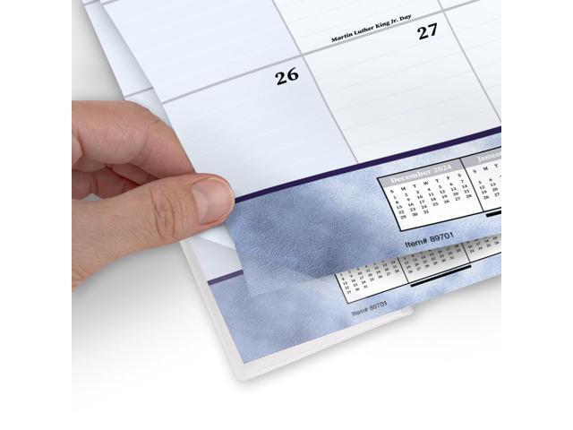 At-A-Glance Slate Blue Desk Pad 22x17 Slate Blue 2026 89701