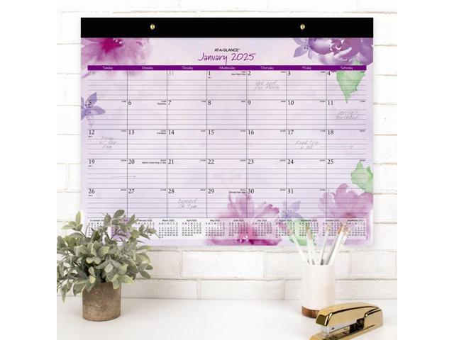 AT-A-GLANCE Beautiful Day 2026 Monthly Desk Pad Calendar, Standard, 21 3/4' x 17'