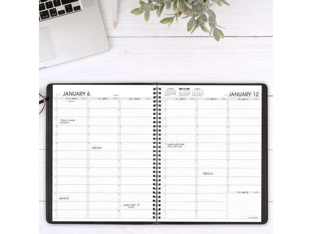 AT-A-GLANCE 2026 Weekly Appointment Book Planner, Black, Large, 8 1/4' x 11'