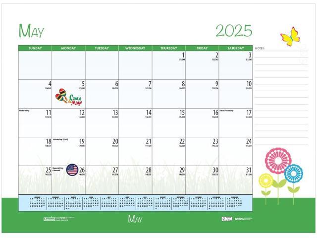 House of Doolittle Earthscapes Seasonal Desk Pad Calendar 18.5 x 13 2026