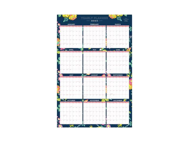 Blue Sky Day Designer Laminated Wall Calendar 36x24 2026 BLS103632