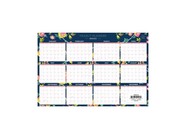 Blue Sky Day Designer Laminated Wall Calendar 36x24 2026 BLS103632