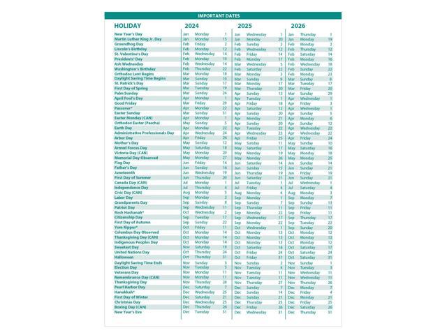 100% Recycled MonoBright Monthly/Weekly Planner 11 x 8.5 Green/Gold Cover 12-Month July to June: 2025 to 2026 283509