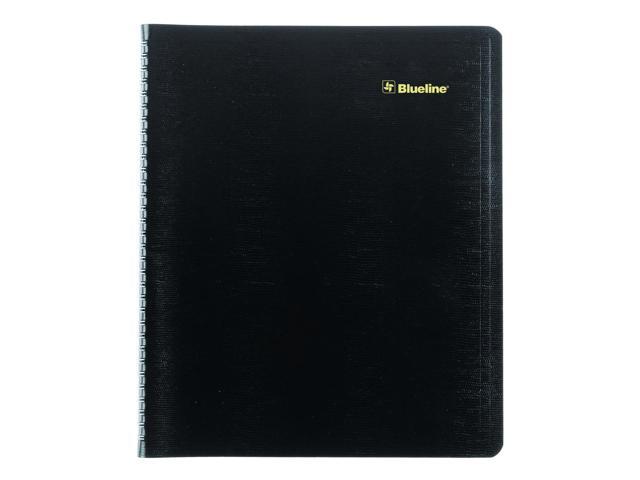 Plan and Link Monthly Planner 11' x 9.06' Black Cover 16-Month: Sept 2025 to Dec 2026 C151281T