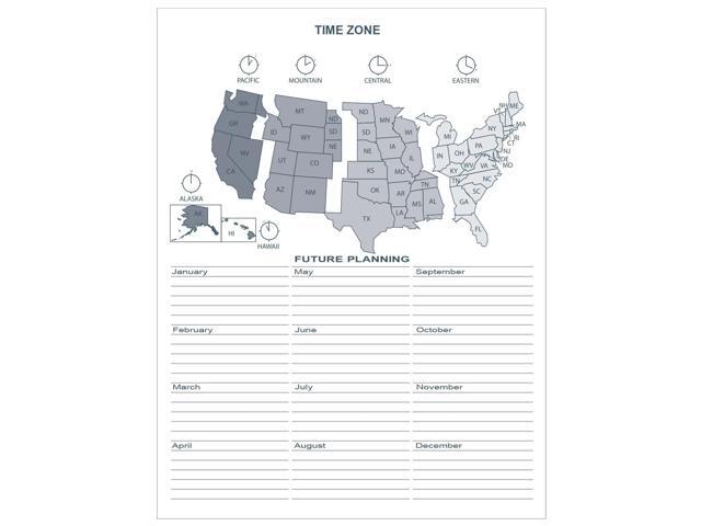 Spiralbound Academic Monthly Planner 11x8.5 Black Cover 14-Month 2025-2026 26302