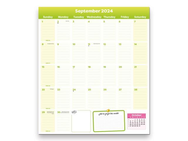 Blueline Fridge Planner Magnetized Monthly Calendar 14 x 13.5 2025-2026 C174110A