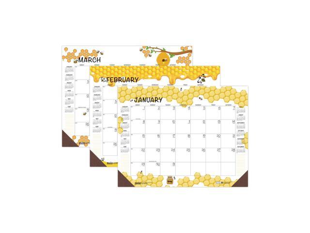House of Doolittle Recycled Honeycomb Desk Pad 2026 Calendar 18.5x13 1566