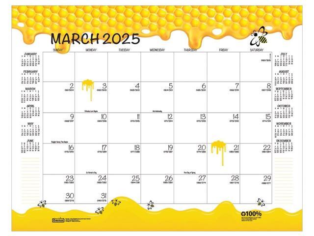 House of Doolittle Recycled Honeycomb Desk Pad 2026 Calendar 18.5x13 1566