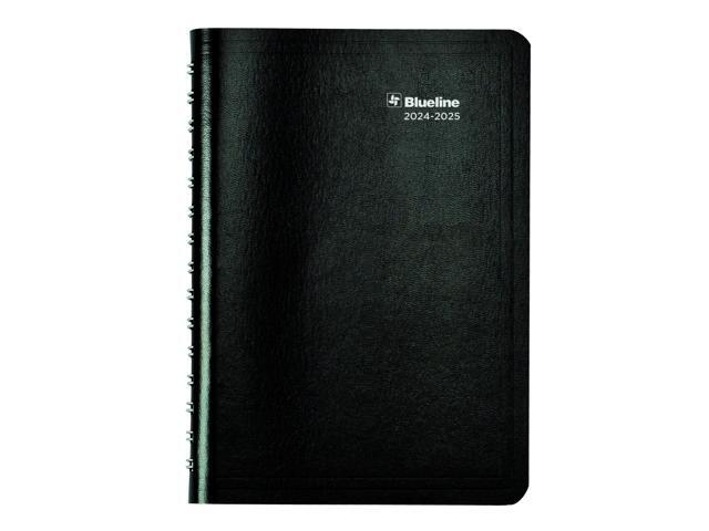 Academic Daily/Monthly Planner 8 x 5 Black Cover 12-Month Aug to July: 2025 to 2026 CA201BLK
