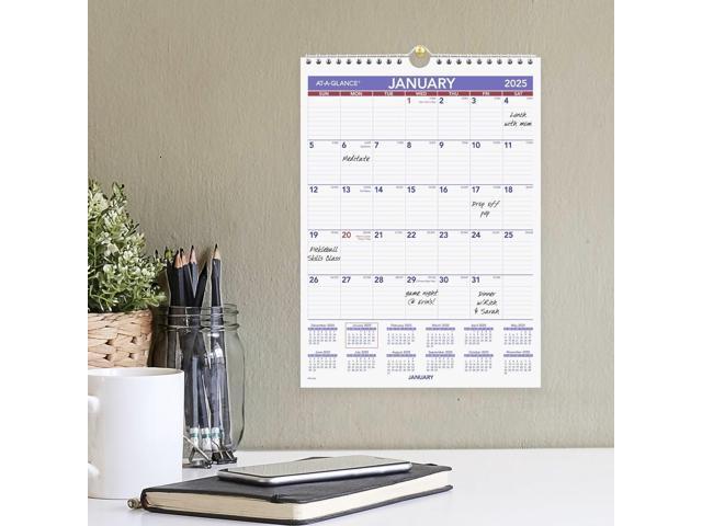 AT-A-GLANCE 2026 Monthly Wall Calendar, Small, 8' x 11'