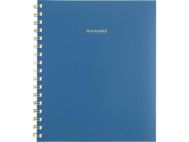 Harmony Weekly/Monthly Poly Planner 8.88 x 7.69 Blue/Gold Cover 13-Month: Jan 2026 to Jan 2027 109980520