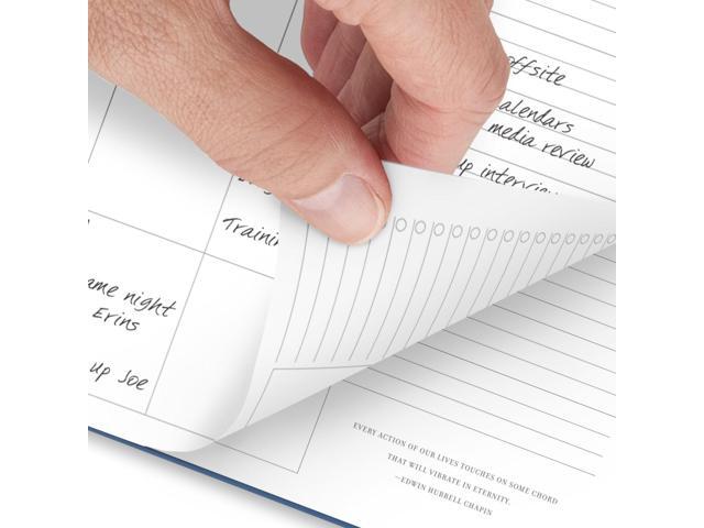 Harmony Weekly/Monthly Poly Planner 8.88 x 7.69 Blue/Gold Cover 13-Month: Jan 2026 to Jan 2027 109980520