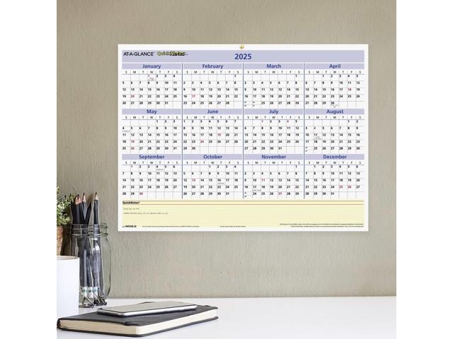 At-A-Glance QuickNotes Mini Erasable Wall Planner 16x12 2026 PM550B28